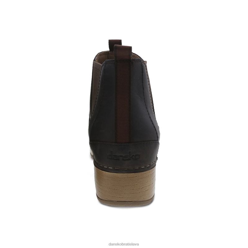 čižmy a čižmy Dansko 2ZJPL224 becka ženy hnedé naolejované vytiahnuť