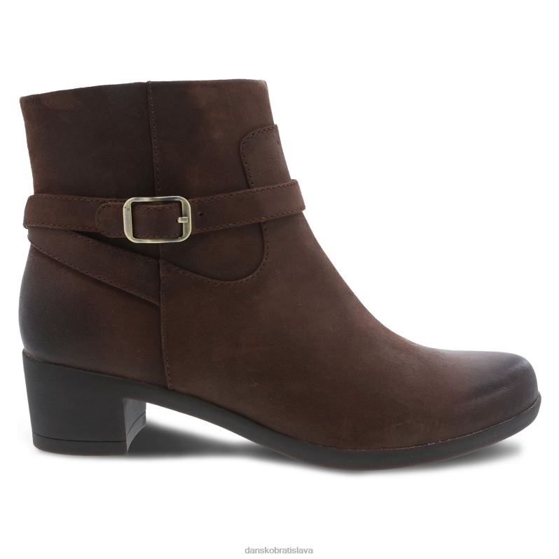čižmy a čižmy Dansko 2ZJPL226 cagney ženy hnedý leštený semiš