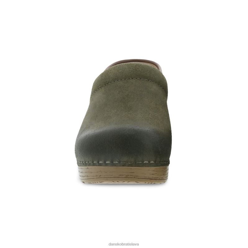 dreváky Dansko 2ZJPL28 profesionálny ženy zelený leštený nubuk