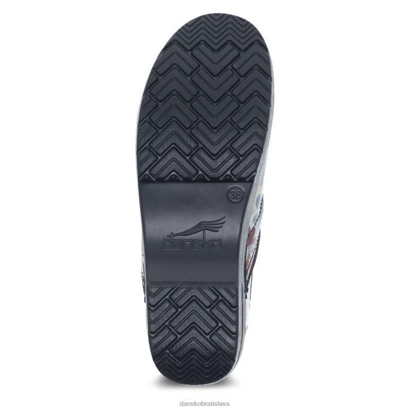 dreváky Dansko 2ZJPL29 profesionálny ženy patent boho kvet