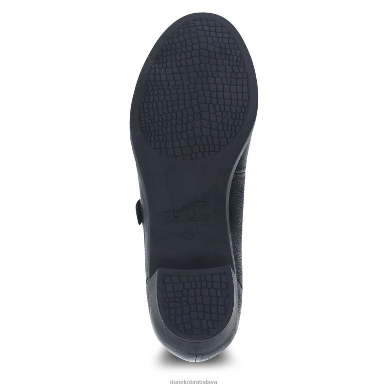 mary janes Dansko 2ZJPL156 callista ženy čierny leštený nubuk