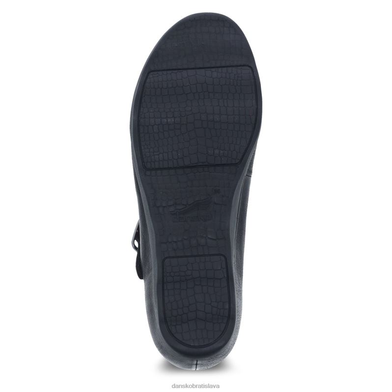 mary janes Dansko 2ZJPL157 Marcela ženy čierny leštený nubuk