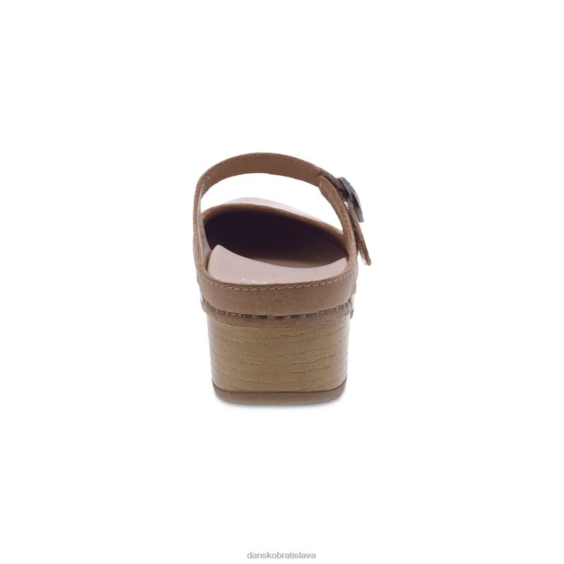 mary janes Dansko 2ZJPL159 bria ženy tan leštený nubuk