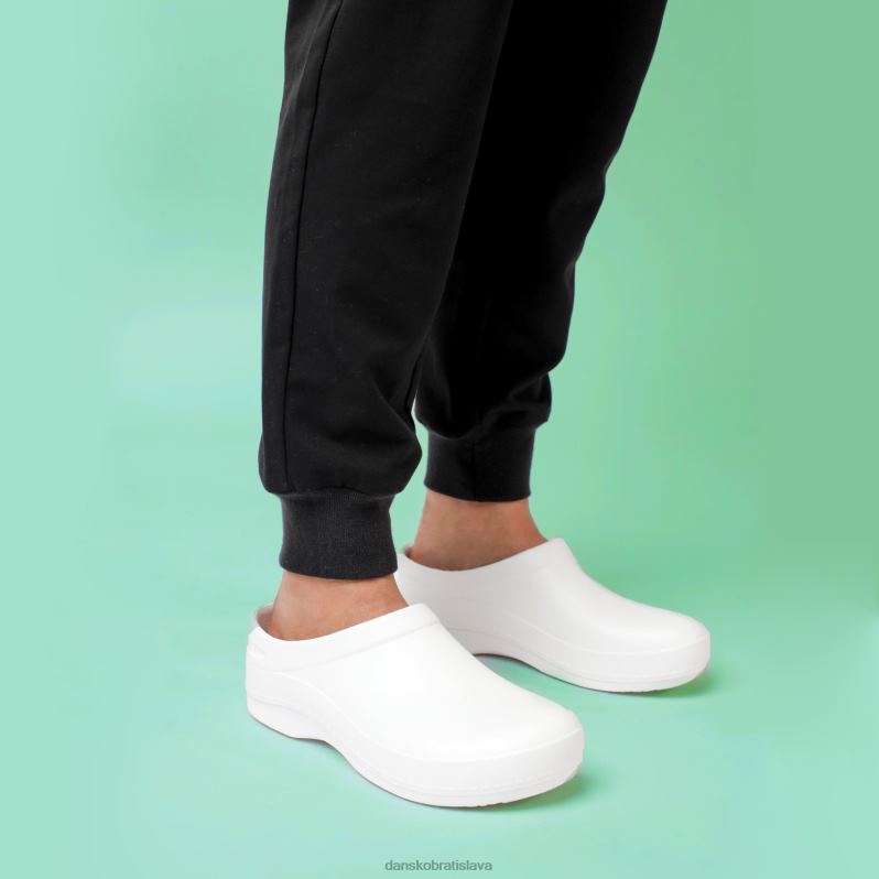 muly a návleky Dansko 2ZJPL190 kaci ženy biely