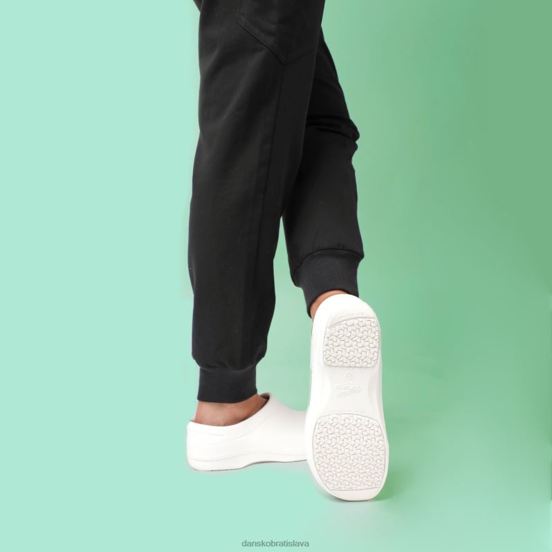 muly a návleky Dansko 2ZJPL190 kaci ženy biely