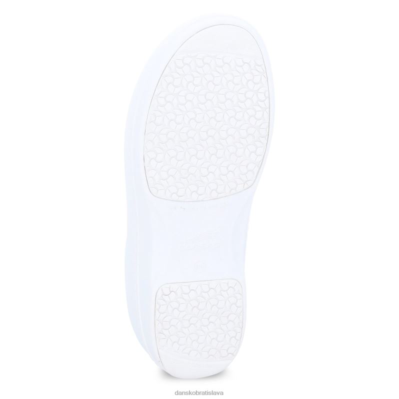 muly a návleky Dansko 2ZJPL190 kaci ženy biely