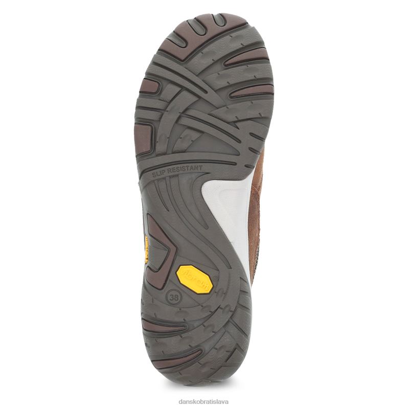 muly a návleky Dansko 2ZJPL293 paisley ženy hnedý leštený semiš