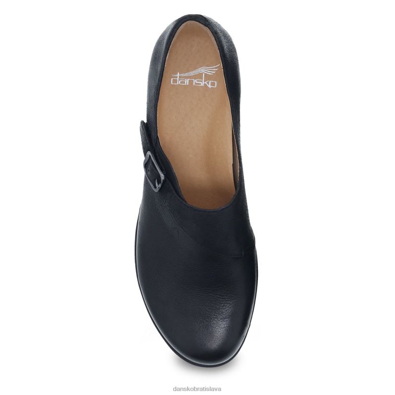 podpätky a kliny Dansko 2ZJPL248 marisa ženy čierny leštený nubuk