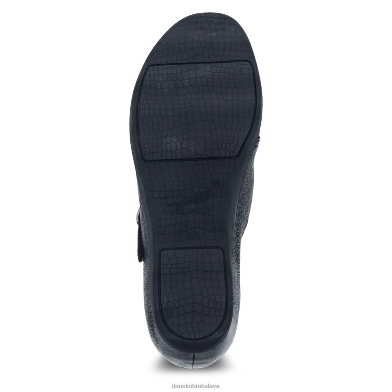 podpätky a kliny Dansko 2ZJPL248 marisa ženy čierny leštený nubuk