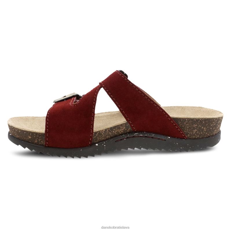sandále Dansko 2ZJPL100 Dayna ženy rumelkový semiš