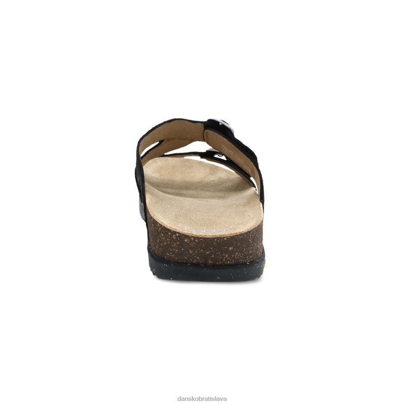sandále Dansko 2ZJPL101 Dayna ženy čierny semiš