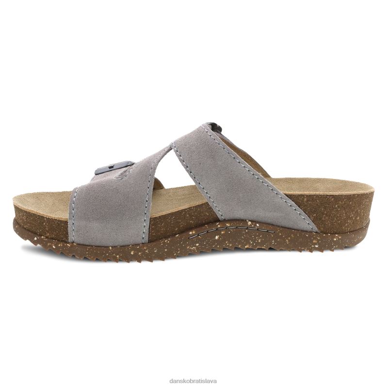 sandále Dansko 2ZJPL102 Dayna ženy kamenný semiš