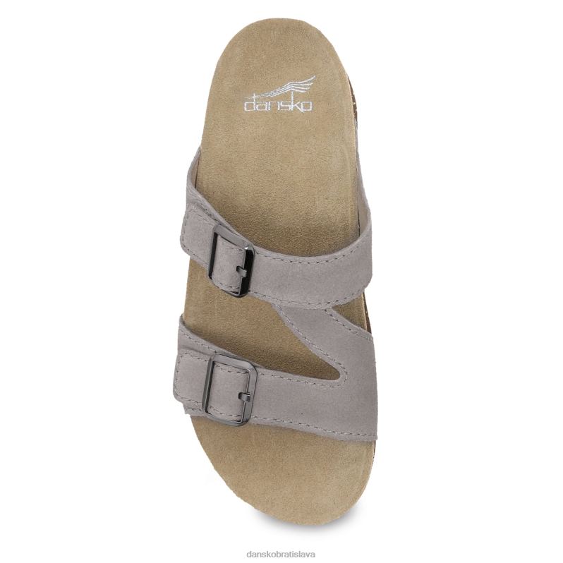 sandále Dansko 2ZJPL102 Dayna ženy kamenný semiš