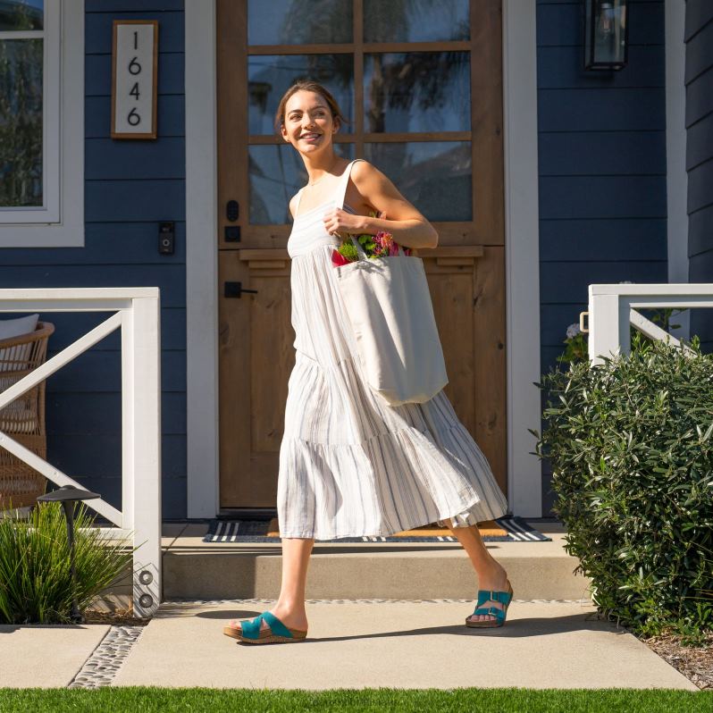 sandále Dansko 2ZJPL103 Dayna ženy šedozelený semiš