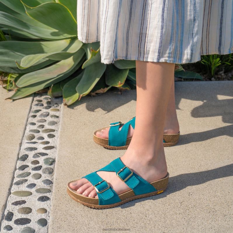 sandále Dansko 2ZJPL103 Dayna ženy šedozelený semiš