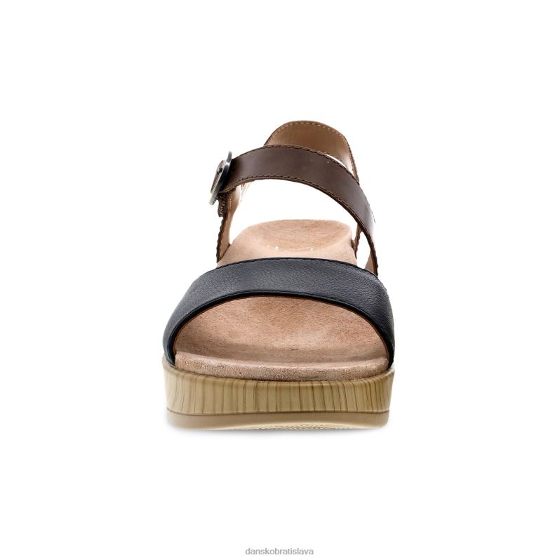 sandále Dansko 2ZJPL114 marjory ženy čierna tromlovaná napa
