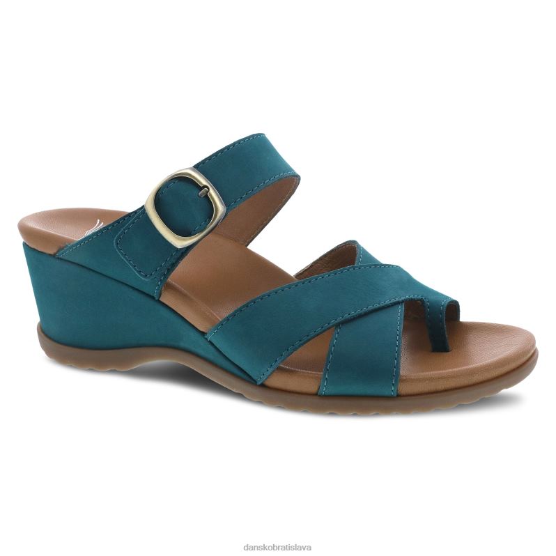 sandále Dansko 2ZJPL129 aubree ženy nubuk sivozelený