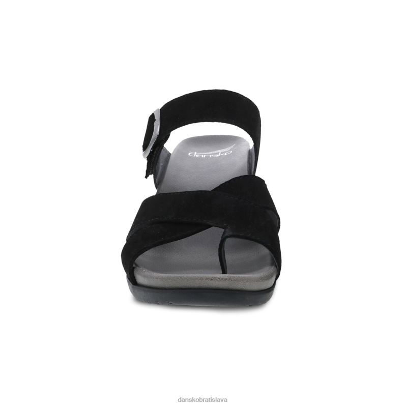 sandále Dansko 2ZJPL130 aubree ženy čierny nubuk