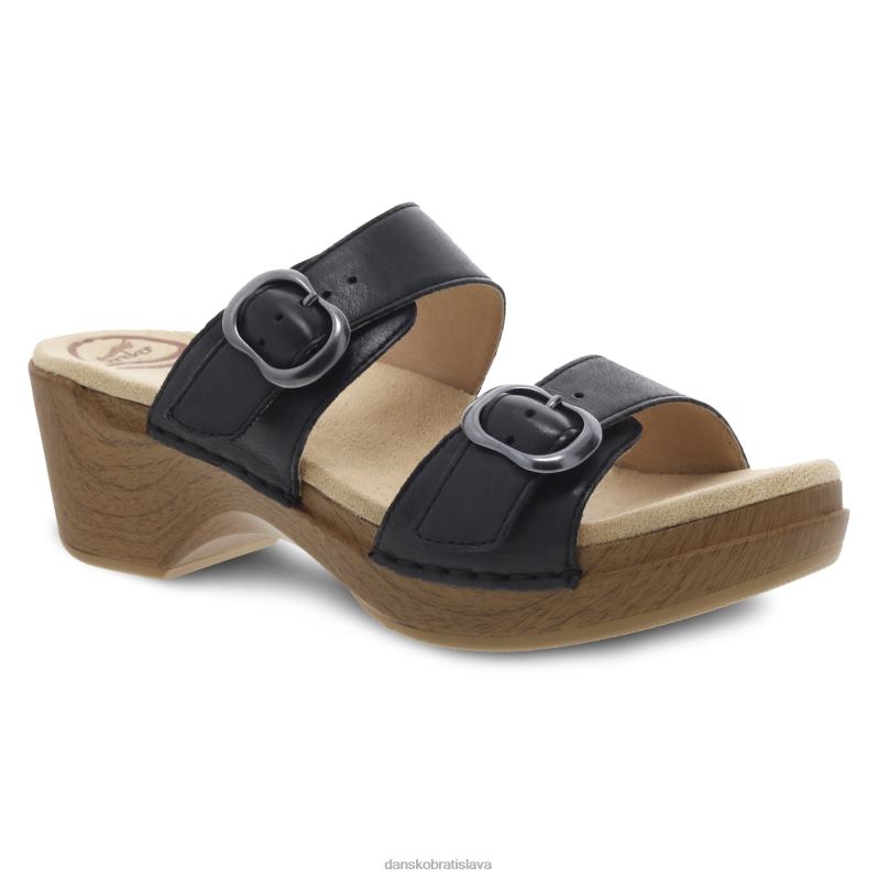 sandále Dansko 2ZJPL137 sophie ženy čierna plná zrna