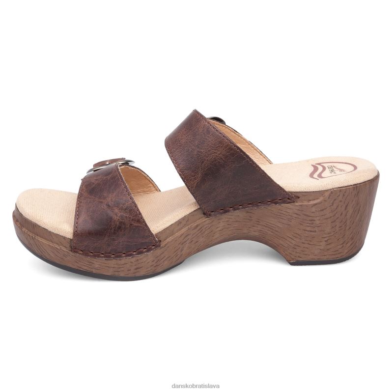 sandále Dansko 2ZJPL138 sophie ženy teak vintage vytiahnuť
