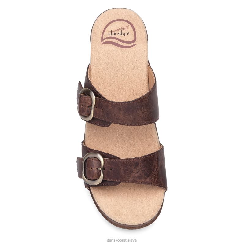 sandále Dansko 2ZJPL138 sophie ženy teak vintage vytiahnuť