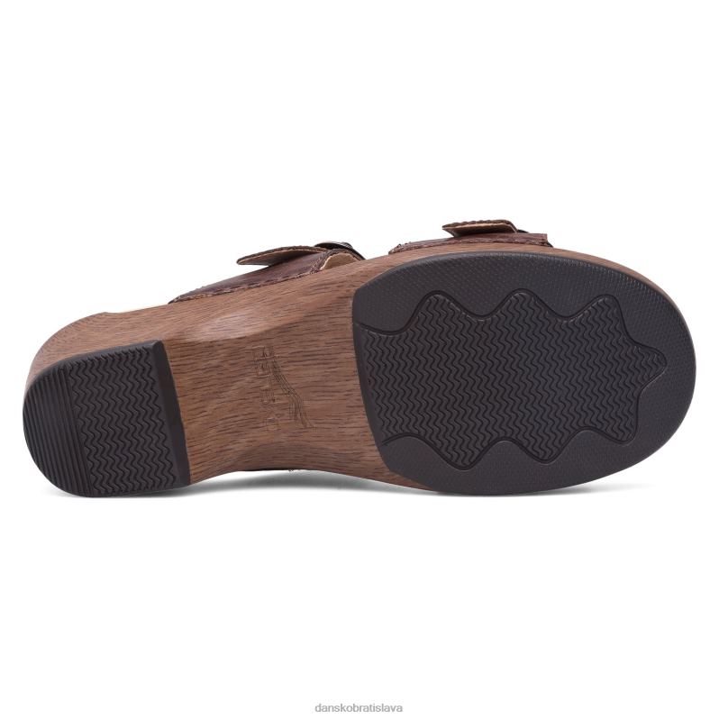 sandále Dansko 2ZJPL138 sophie ženy teak vintage vytiahnuť