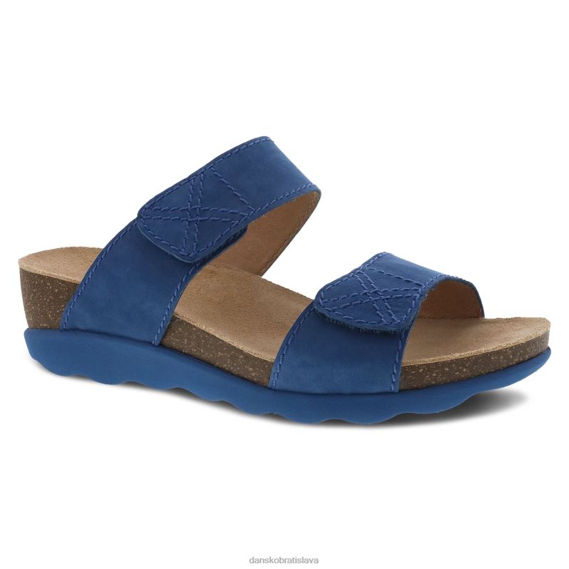 sandále Dansko 2ZJPL149 šialený ženy modrý mletý nubuk