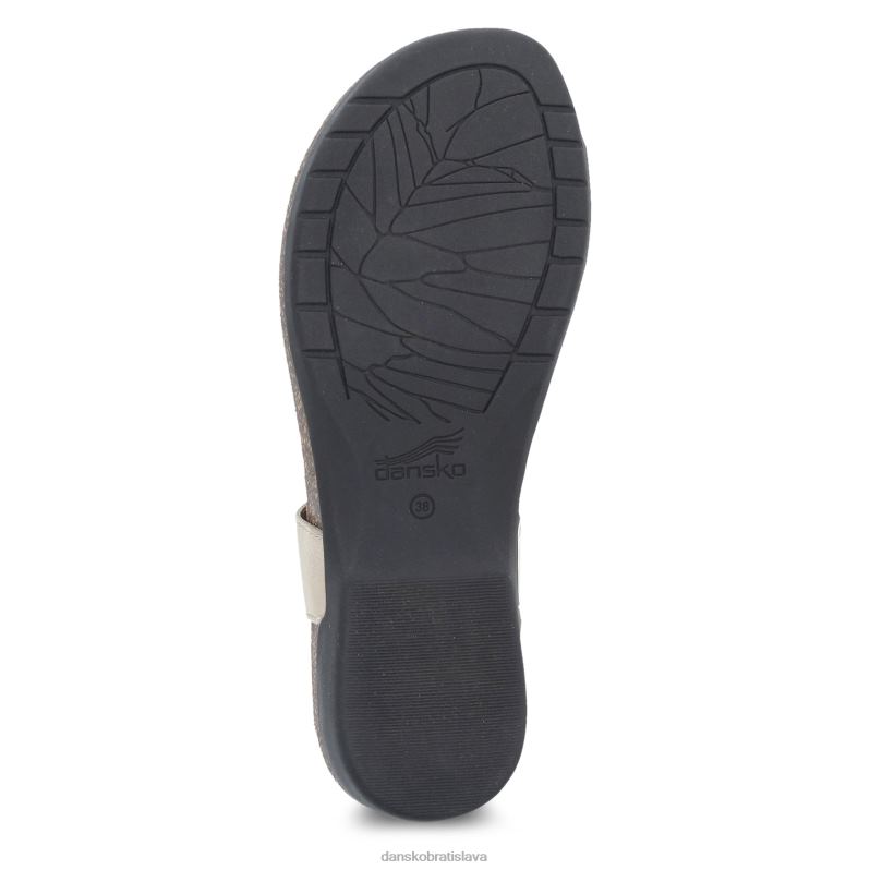sandále Dansko 2ZJPL60 reece ženy plátno frézované leštené