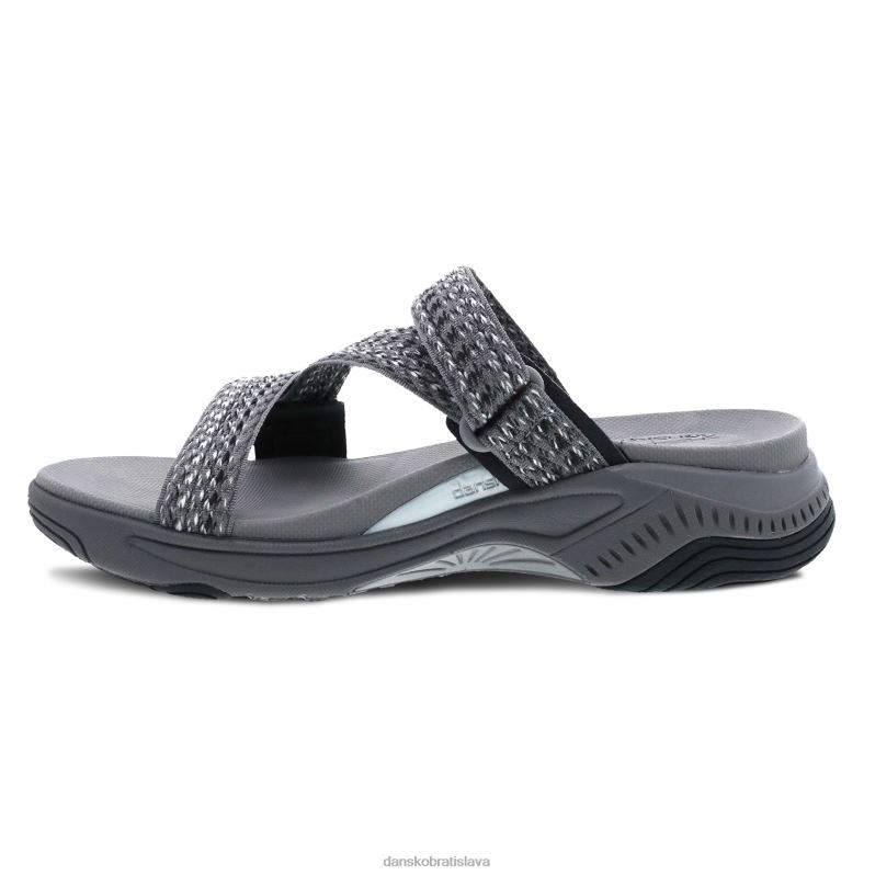 sandále Dansko 2ZJPL71 rozeta ženy sivý viacnásobný popruh
