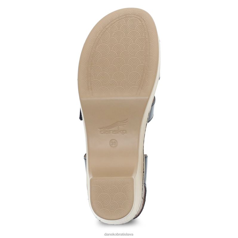 sandále Dansko 2ZJPL83 malena ženy čierne hladké lýtko