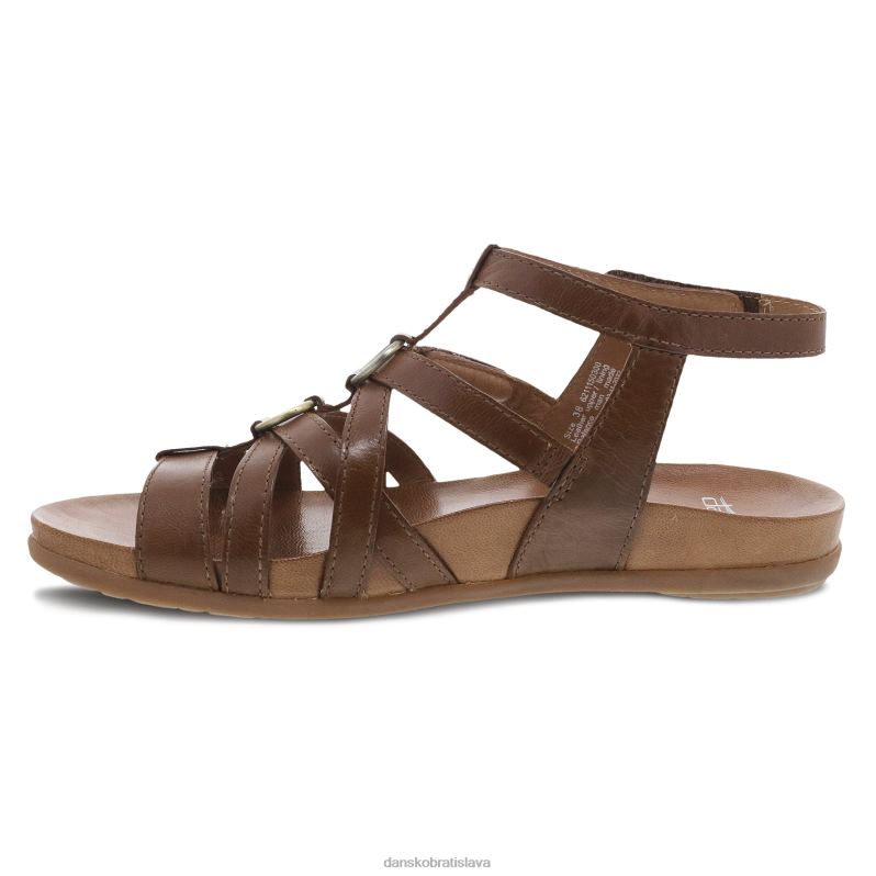 sandále Dansko 2ZJPL85 jolene ženy opálená glazovaná koža