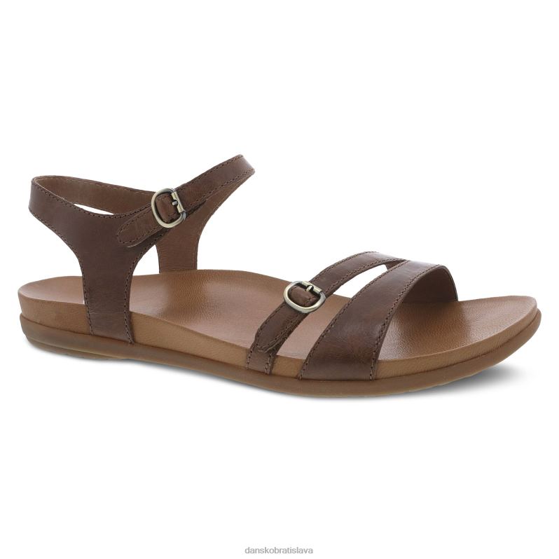 sandále Dansko 2ZJPL88 janelle ženy opálená glazovaná koža