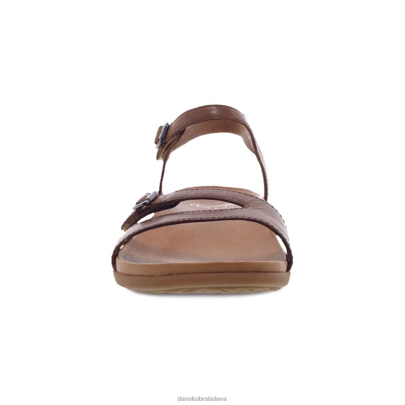 sandále Dansko 2ZJPL88 janelle ženy opálená glazovaná koža